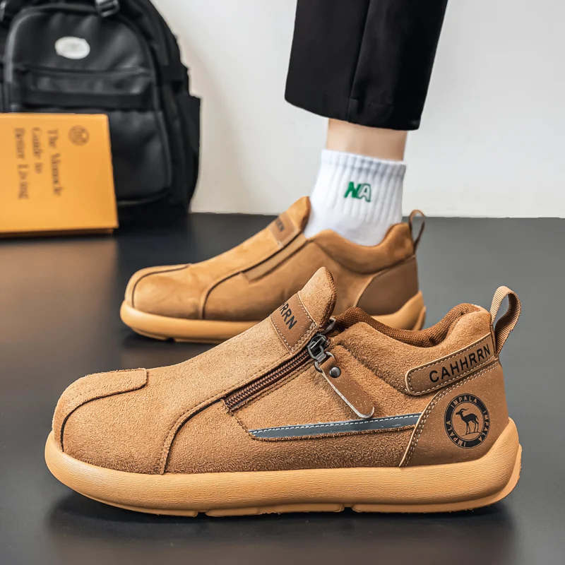 Men's Retro Casual Birkenshoes Spring Commuter Mules Slip-On Workwear Faux Suede Comfortable Fashionable Korean Style Shoes
Men's Retro Casual Birkenshoes Spring Commuter Mules Slip-On Workwear Faux Suede Comfortable Fashionable Korean Style Shoes