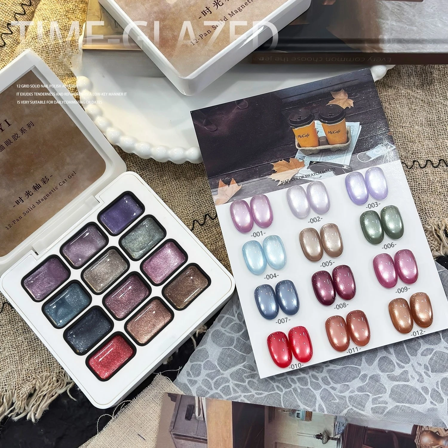 12 Colors Glaze Colorful Cat Magnetic Nail Gel Glass Bead Series Solid Colors Cat-Eye Gel Soak Off UV LED For Manicure Nail Art
12 Colors Glaze Colorful Cat Magnetic Nail Gel Glass Bead Series Solid Colors Cat-Eye Gel Soak Off UV LED For Manicure Nail Art