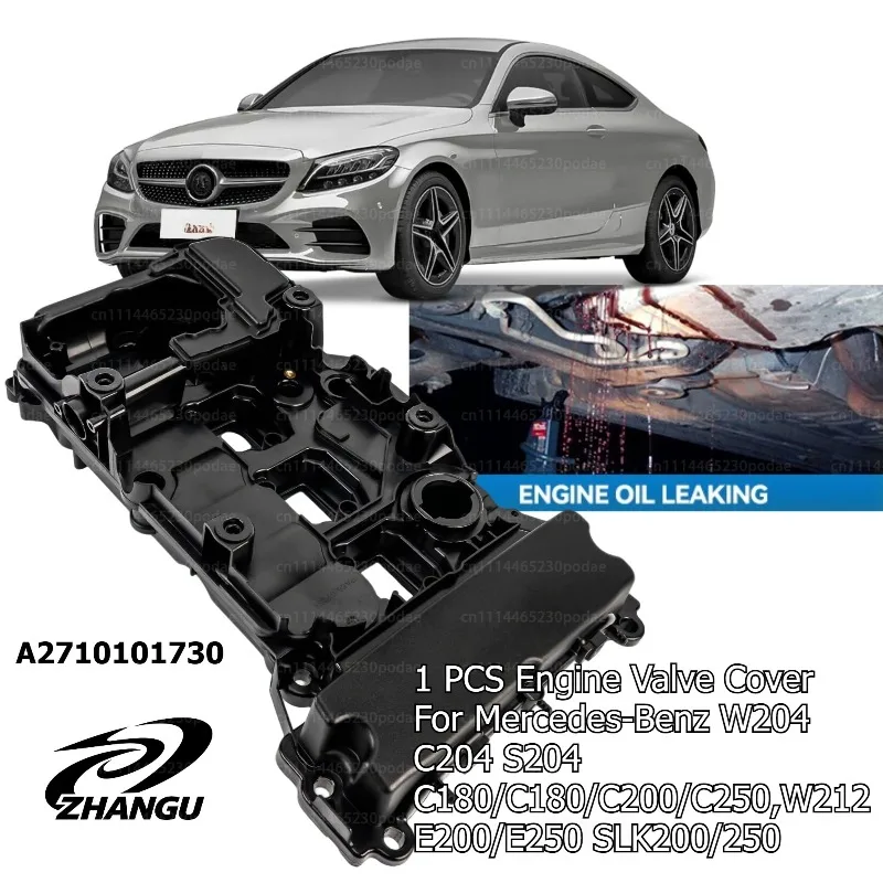 ZHANGU A2710101730 1 PCS Engine Valve Cover For Mercedes-Benz W204 C204 S204 C180/C180/C200/C250 W212 E200/E250 SLK200/250
ZHANGU A2710101730 1 PCS Engine Valve Cover For Mercedes-Benz W204 C204 S204 C180/C180/C200/C250 W212 E200/E250 SLK200/250