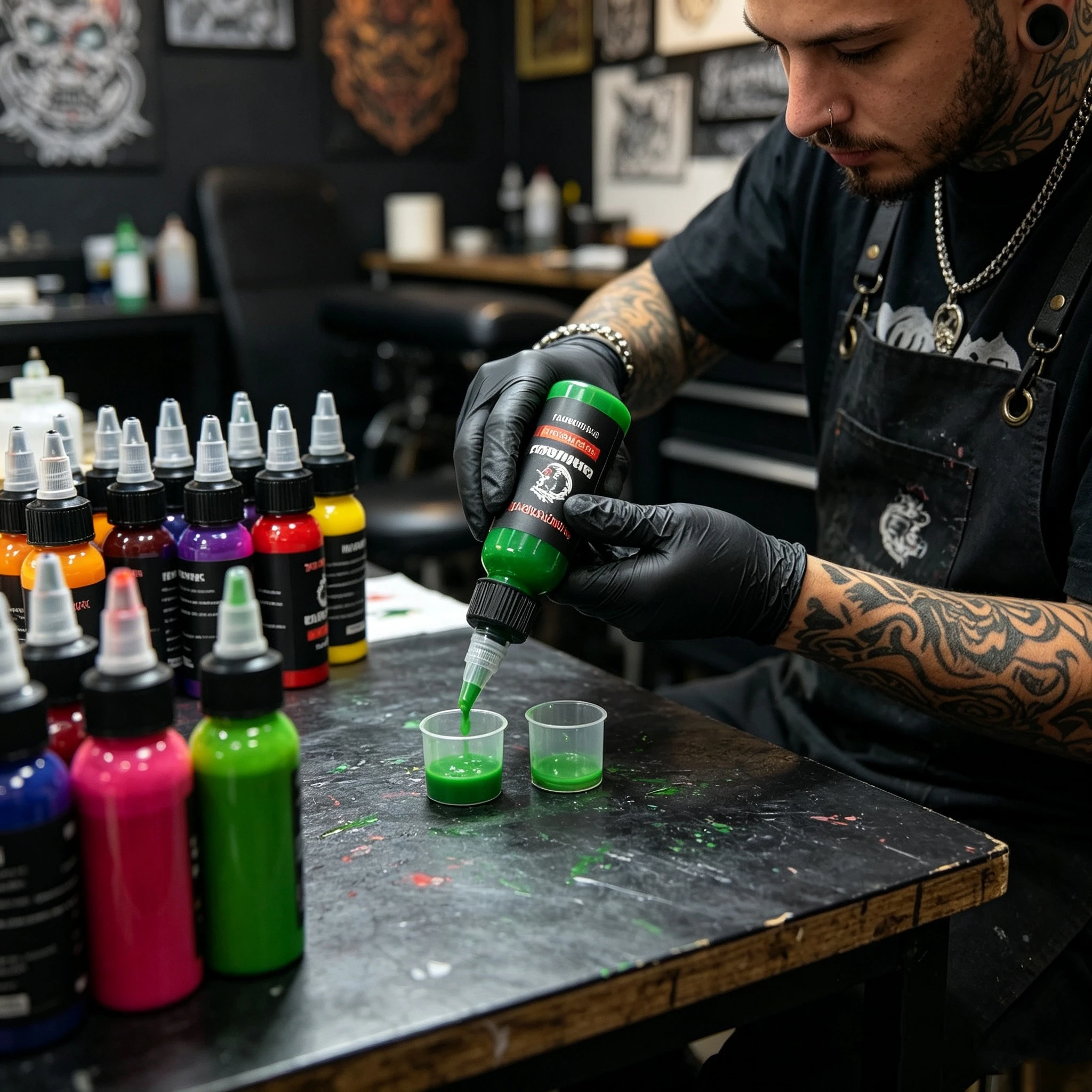 One 30ml Tattoo Ink Pigment Set Black White with Ink Caps For Body Art Tattoo Kits Semi-Permanent Beauty Makeup Paints Supply
One 30ml Tattoo Ink Pigment Set Black White with Ink Caps For Body Art Tattoo Kits Semi-Permanent Beauty Makeup Paints Supply