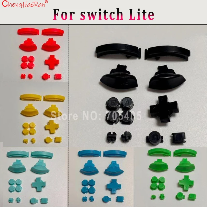 1 комплект, полные кнопки для Switch Lite, аксессуары для игровой консоли LR ZL ZR NS, цветные направленные кнопки
1 комплект, полные кнопки для Switch Lite, аксессуары для игровой консоли LR ZL ZR NS, цветные направленные кнопки