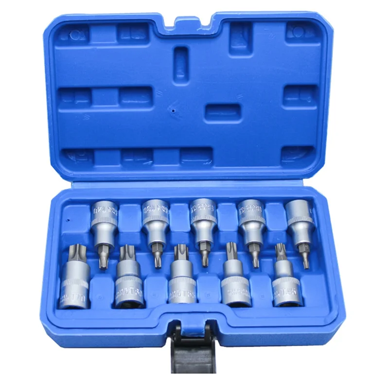 BAAR-10Pcs Set 1/2Inch Hexagon Socket Bit Kit Six Angle Sleeve Hex Socket Wrench For Ratchet Wrench Auto Repair Hand Tool
BAAR-10Pcs Set 1/2Inch Hexagon Socket Bit Kit Six Angle Sleeve Hex Socket Wrench For Ratchet Wrench Auto Repair Hand Tool