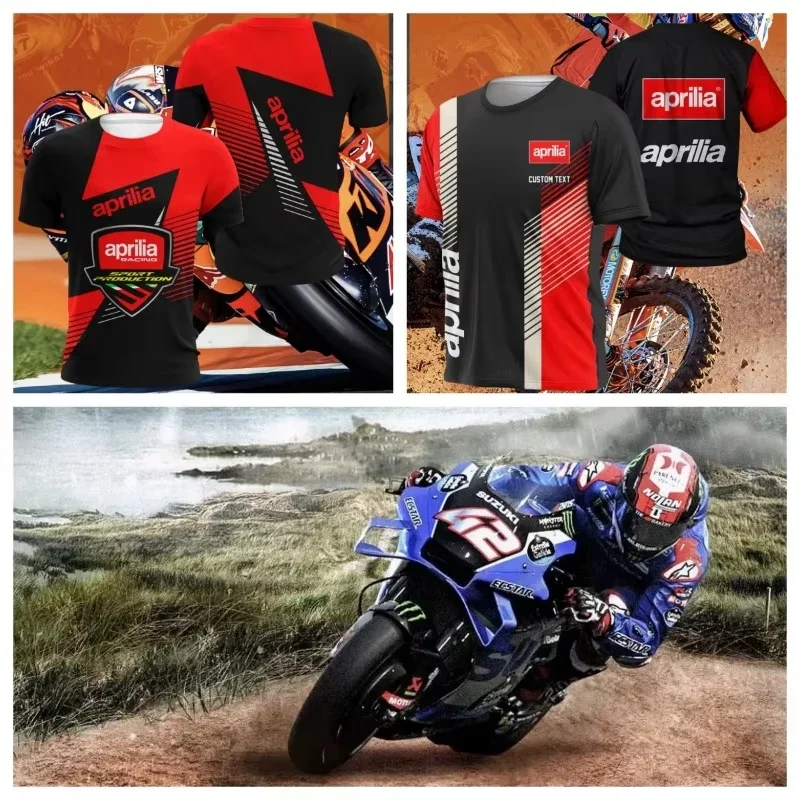 MotoНовая мужская быстросохнущая футболка с локомотивом Aprilia, спортивный удобный дышащий впитывающий пот гоночный костюм, футболка
MotoНовая мужская быстросохнущая футболка с локомотивом Aprilia, спортивный удобный дышащий впитывающий пот гоночный костюм, футболка