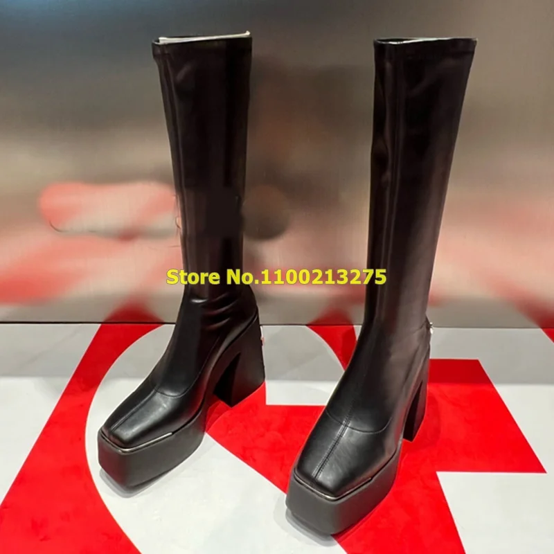 Block Heel Platform Knee High Boots Square Toe Knee High Fashion Winter Women Boots 2024 New Arrivals Chunky Heel Patent Leather
Block Heel Platform Knee High Boots Square Toe Knee High Fashion Winter Women Boots 2024 New Arrivals Chunky Heel Patent Leather