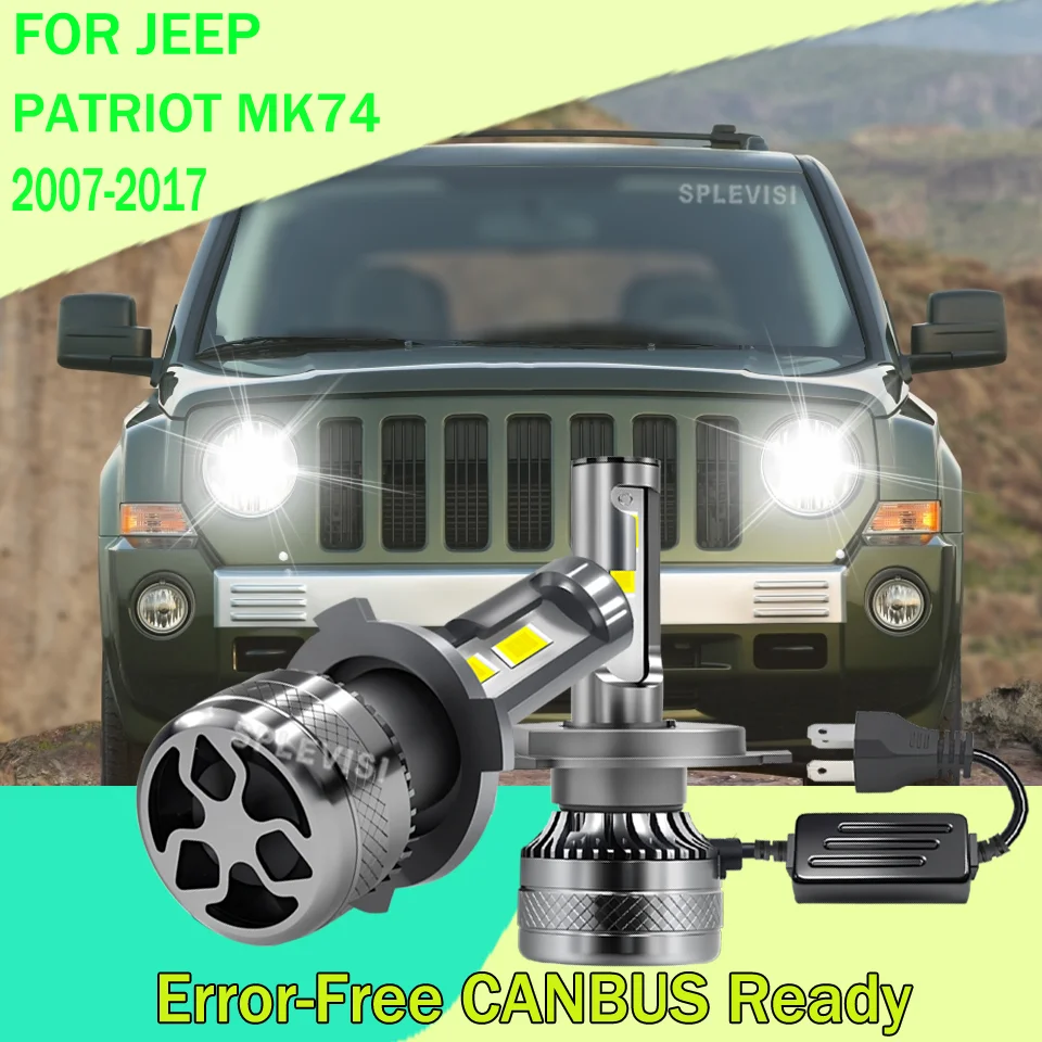 2x Waterproof Car H4 9003 LED Headlight Bulbs Kit High Lumens For JEEP PATRIOT MK74 2007 2008 2009 2010 2011 2012 2013 2014-2017
2x Waterproof Car H4 9003 LED Headlight Bulbs Kit High Lumens For JEEP PATRIOT MK74 2007 2008 2009 2010 2011 2012 2013 2014-2017