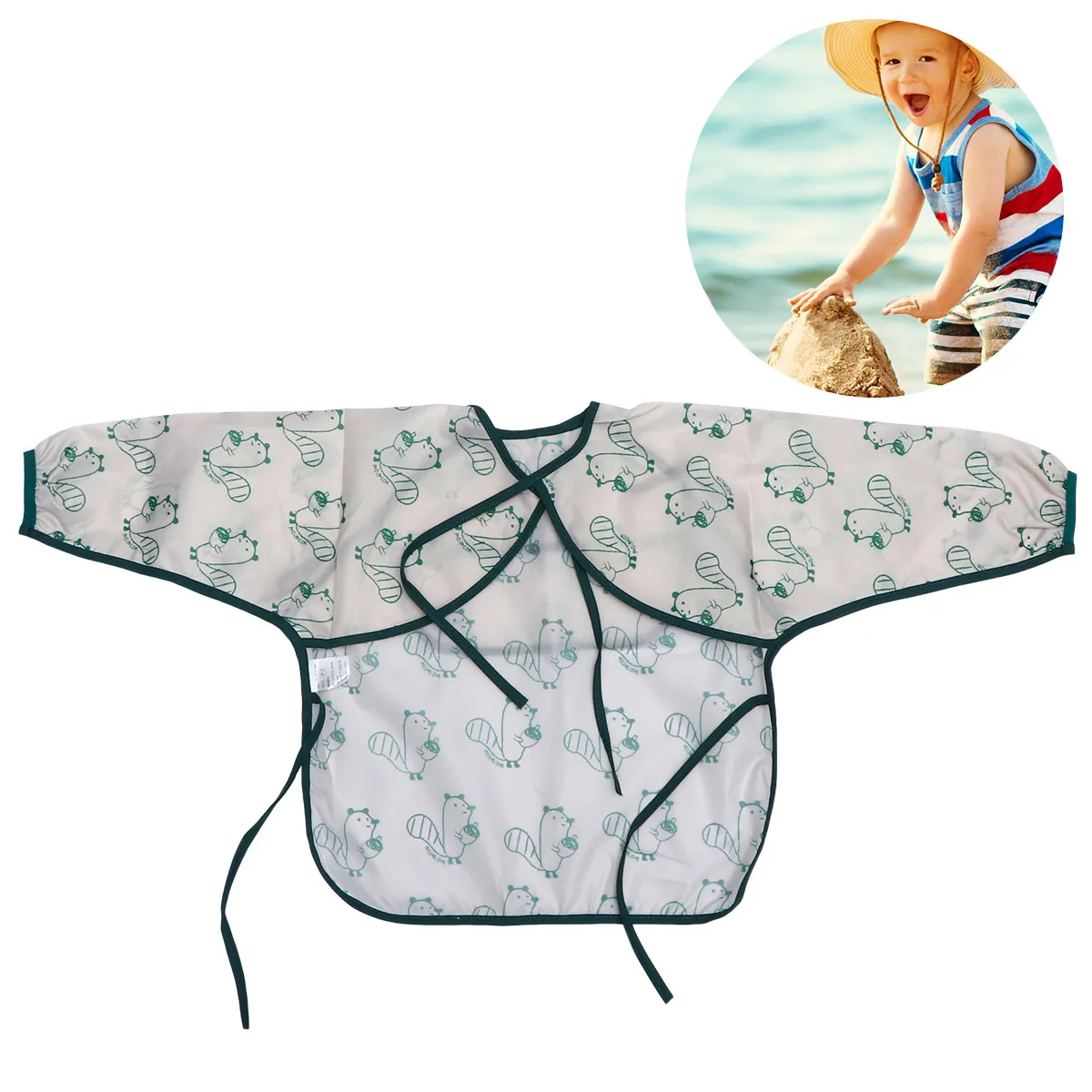 2pcs Baby Smock Waterproof Toddler Bibs Eating Long Sleeve Pocket M 18 42 Months Kids Clothes Protector Reusable Easy Clean
2pcs Baby Smock Waterproof Toddler Bibs Eating Long Sleeve Pocket M 18 42 Months Kids Clothes Protector Reusable Easy Clean