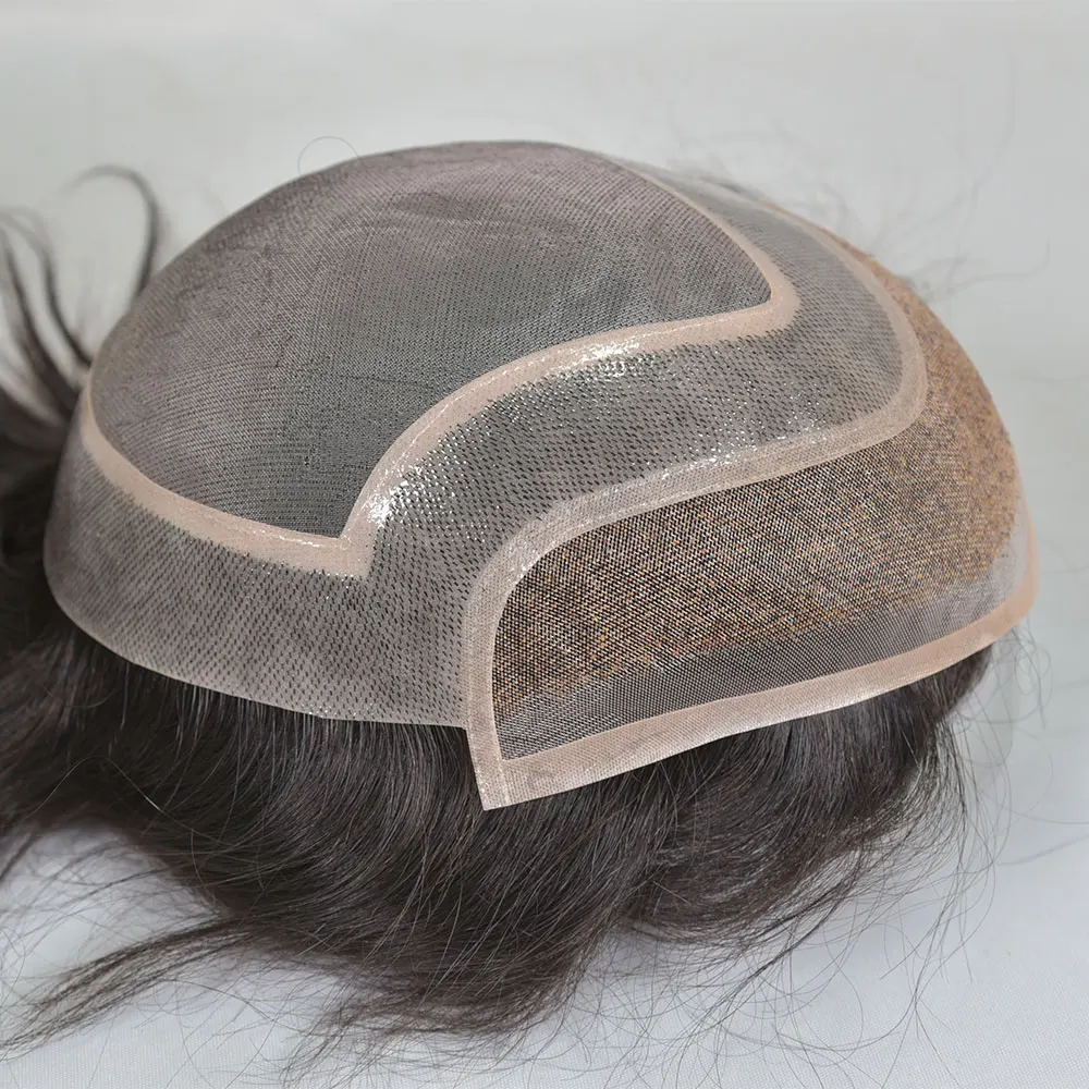 Мужской парик-накладка с французским кружевом и полиуретановой основой 8x10 дюймов, система замещения волос из натуральных человеческих волос, цвет 1B черный, с естественной линией роста волос, для мужчин с выпадением волос
Мужской парик-накладка с французским кружевом и полиуретановой основой 8x10 дюймов, система замещения волос из натуральных человеческих волос, цвет 1B черный, с естественной линией роста волос, для мужчин с выпадением волос