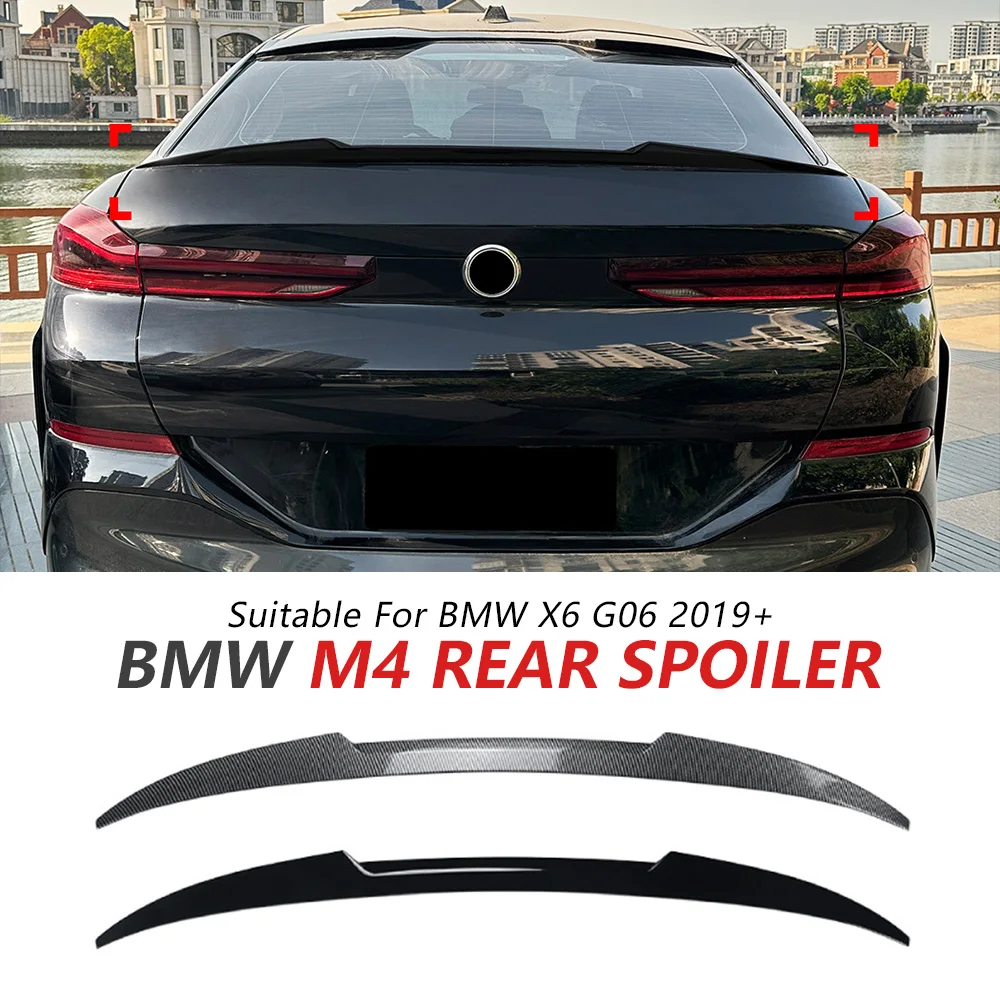 M4 Rear Spoiler For BMW X6 G06 2019+ Glossy Black Sport Body Kit Trunk Lid Wing BMW Accessories Car Update
M4 Rear Spoiler For BMW X6 G06 2019+ Glossy Black Sport Body Kit Trunk Lid Wing BMW Accessories Car Update