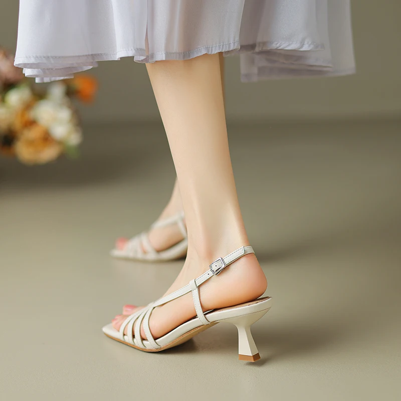 Summer Women Casual Microfiber Ankle Strap Stiletto Heels Shoes Office Ladies Elegant High Heels Narrow Bands Open Toe Sandals
Summer Women Casual Microfiber Ankle Strap Stiletto Heels Shoes Office Ladies Elegant High Heels Narrow Bands Open Toe Sandals