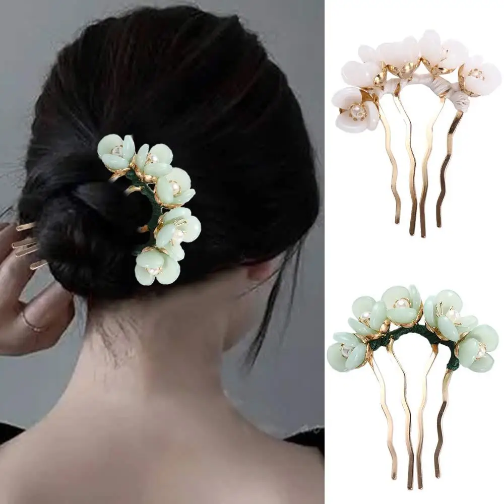 Fashion Elegant Disk Hair Cheongsam Hanfu For Girls Headwear Hair Accessories U Shaped Hairpin Hair Fork Flowers Hair Stick 
Fashion Elegant Disk Hair Cheongsam Hanfu For Girls Headwear Hair Accessories U Shaped Hairpin Hair Fork Flowers Hair Stick