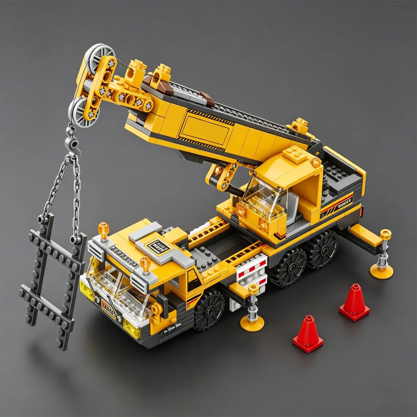 MOC Figurine crane city engineering series assembled building blocks excavator car crane tower toy concrete pump truck
MOC Figurine crane city engineering series assembled building blocks excavator car crane tower toy concrete pump truck