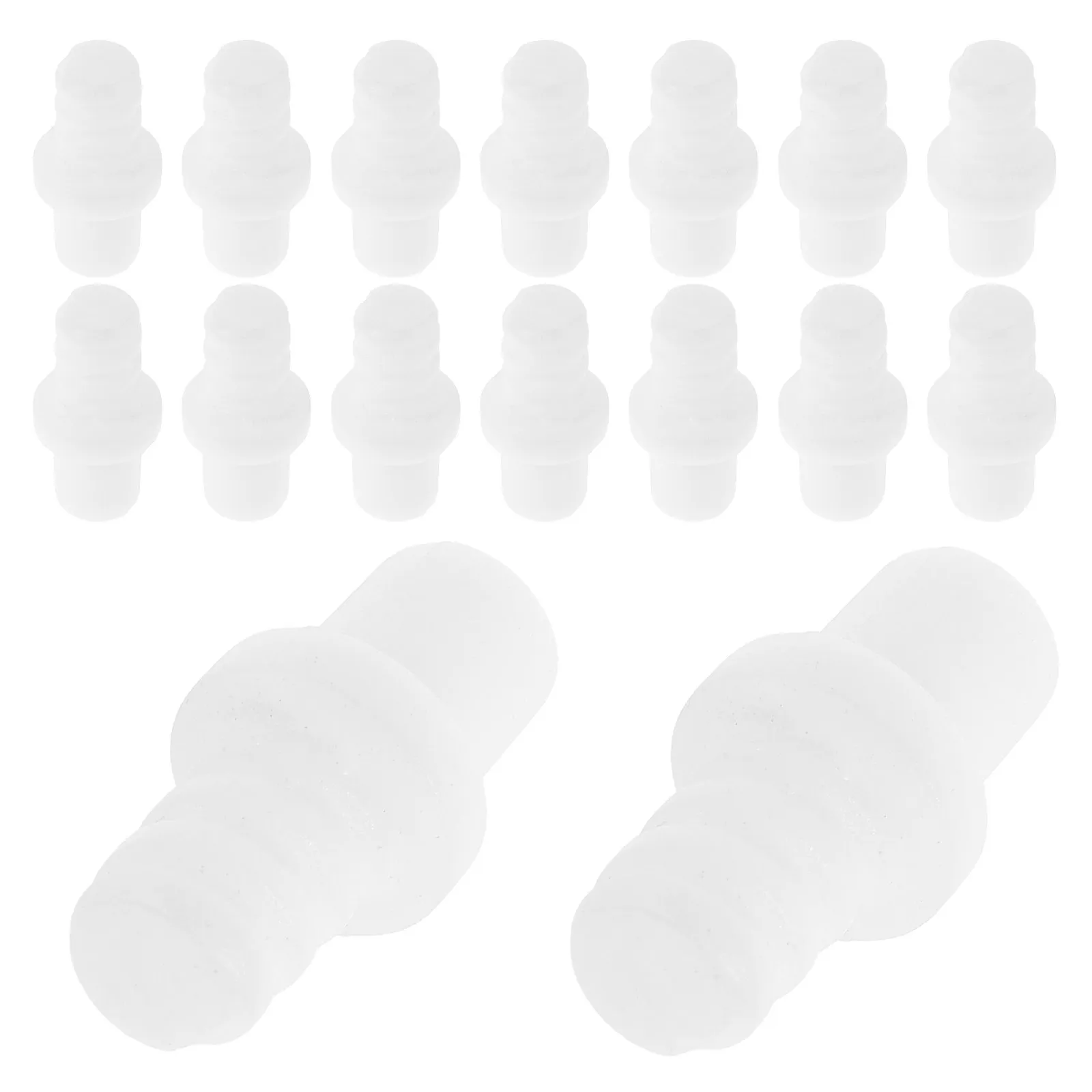20Pcs Universal Toilet Brush Handle Adapter Replacement Plastic Spiral Joint Connector Stable Fixing Replacement Parts for Brush
20Pcs Universal Toilet Brush Handle Adapter Replacement Plastic Spiral Joint Connector Stable Fixing Replacement Parts for Brush