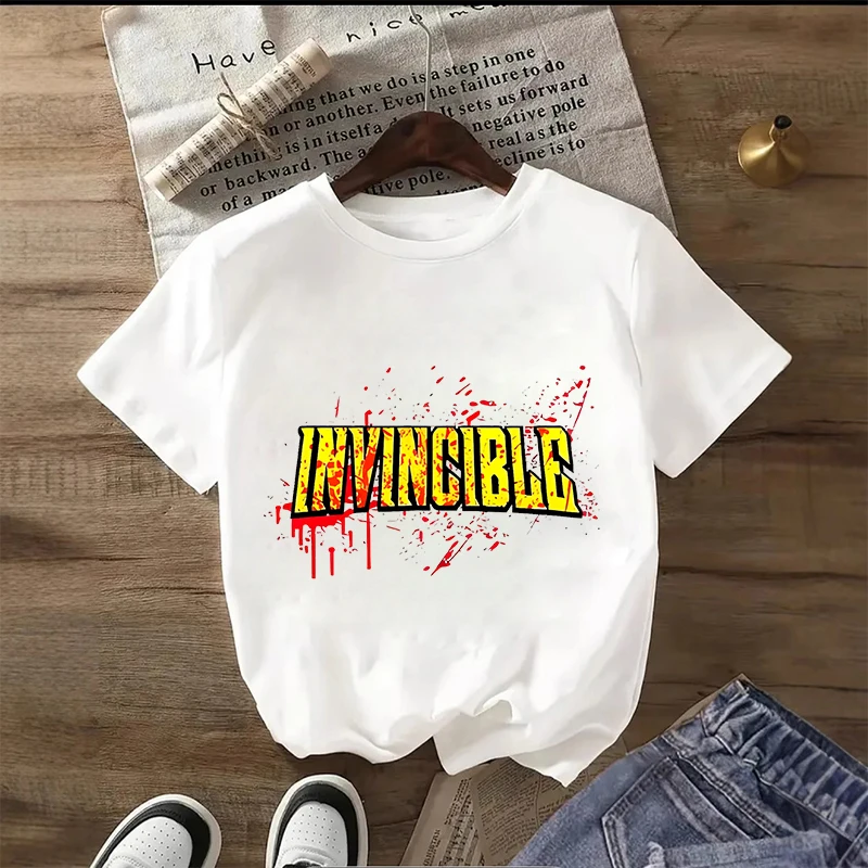 Fashion Invincibles Heros T-shirt White Short Sleeve Casual Summer Outdoor Wear Cartoon Exquisite Street Hip Hop Tees Clothing
Fashion Invincibles Heros T-shirt White Short Sleeve Casual Summer Outdoor Wear Cartoon Exquisite Street Hip Hop Tees Clothing
