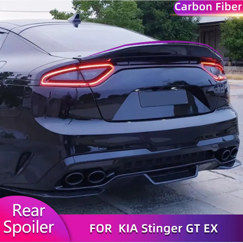 Задний спойлер багажника из углеродного волокна, крылья для KIA Stinger GT EX Hatchback, 4-дверный, 2018-2023, автомобильный задний спойлер, крышка багажника, крыло, губа FRP
Задний спойлер багажника из углеродного волокна, крылья для KIA Stinger GT EX Hatchback, 4-дверный, 2018-2023, автомобильный задний спойлер, крышка багажника, крыло, губа FRP