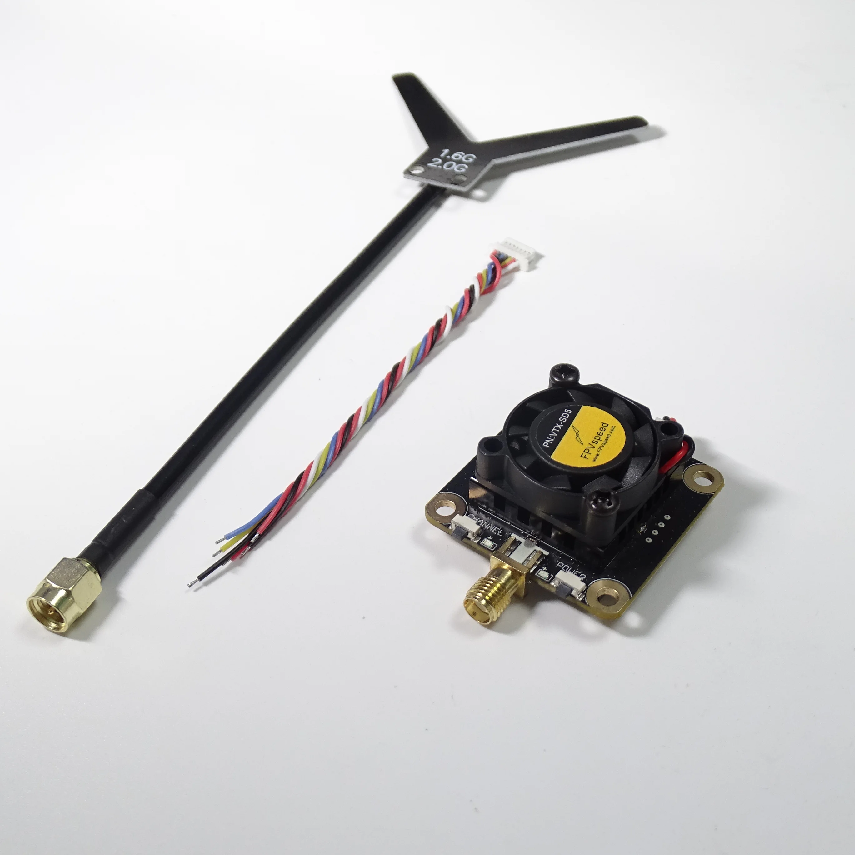 1.7GHZ 1.9GHZ 5.5W 8CH Video Transmitter with IRC Tramp Control Protocol Power enhanced version FPVspeed VTX-SD5 1.7G 1.9G
1.7GHZ 1.9GHZ 5.5W 8CH Video Transmitter with IRC Tramp Control Protocol Power enhanced version FPVspeed VTX-SD5 1.7G 1.9G