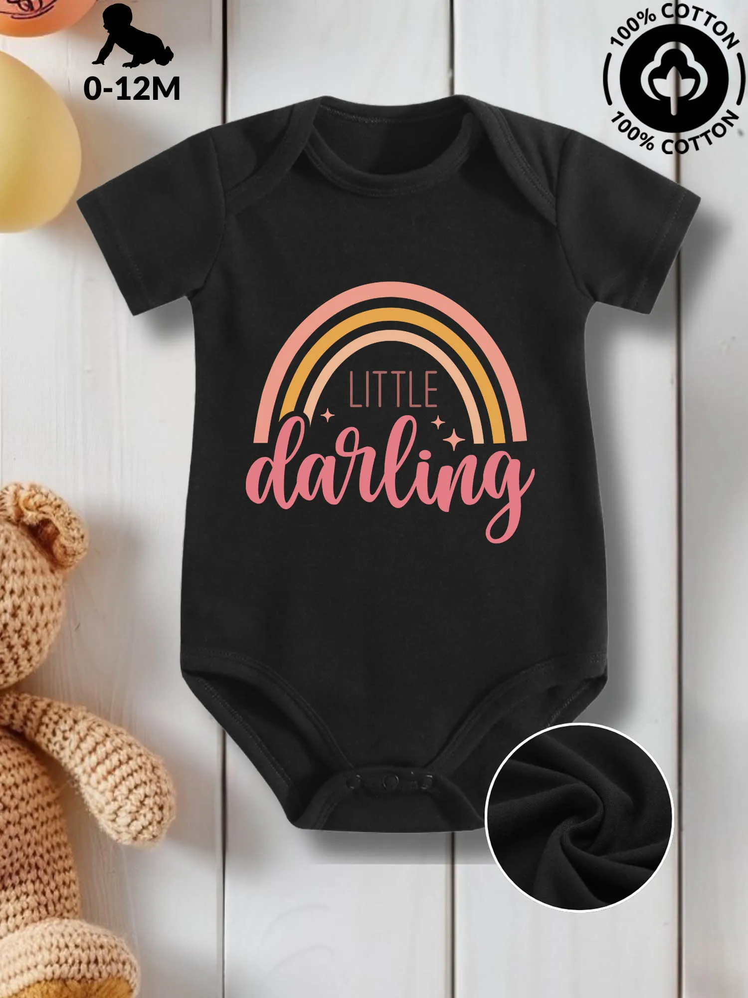 Детский костюм для ползания Little Darling унисекс, комбинезон для ухода за кожей из чистого хлопка, всесезонный черный боди 190GSM
Детский костюм для ползания Little Darling унисекс, комбинезон для ухода за кожей из чистого хлопка, всесезонный черный боди 190GSM