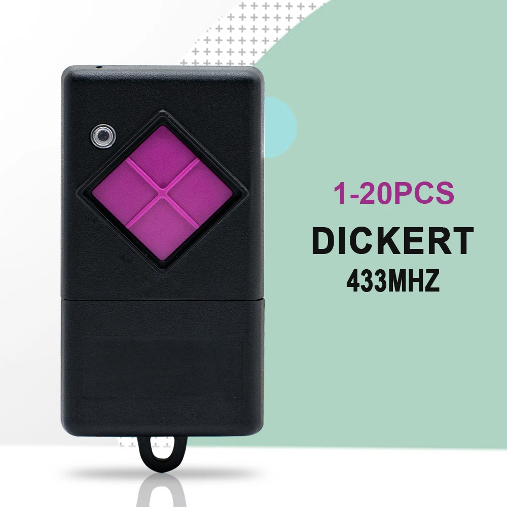 Handheld Transmitter Dickert Garage Door Remote Control MAHS433-01 MAHS433-04 433.92MHz Command Pink Button Gate Opener
Handheld Transmitter Dickert Garage Door Remote Control MAHS433-01 MAHS433-04 433.92MHz Command Pink Button Gate Opener