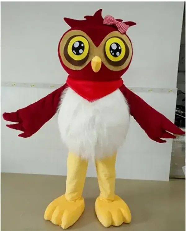 New Adult Halloween Christmas Character Cute Red Owl Cartoon Festive Holiday Outfit High-Quality Mascot Costume
New Adult Halloween Christmas Character Cute Red Owl Cartoon Festive Holiday Outfit High-Quality Mascot Costume