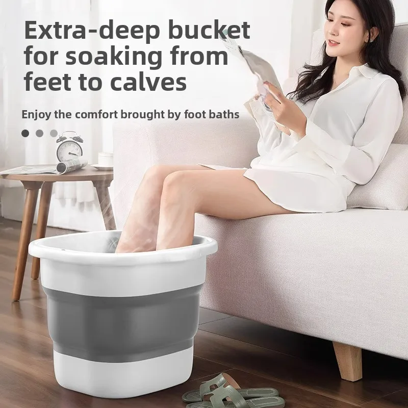 Foldable foot bath tub with height added for home use, foldable foot massage foot bath tub, dormitory portable foot basin
Foldable foot bath tub with height added for home use, foldable foot massage foot bath tub, dormitory portable foot basin