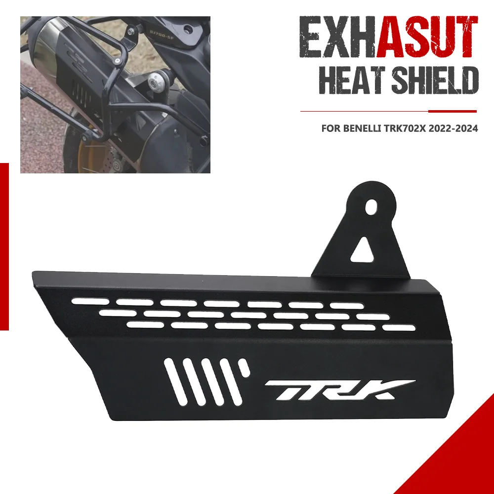 For Benelli TRK 702 / TRK702X Motorcycle Accessories Aluminium Exhaust Pipe Guard Engine Cover Protection Part
For Benelli TRK 702 / TRK702X Motorcycle Accessories Aluminium Exhaust Pipe Guard Engine Cover Protection Part