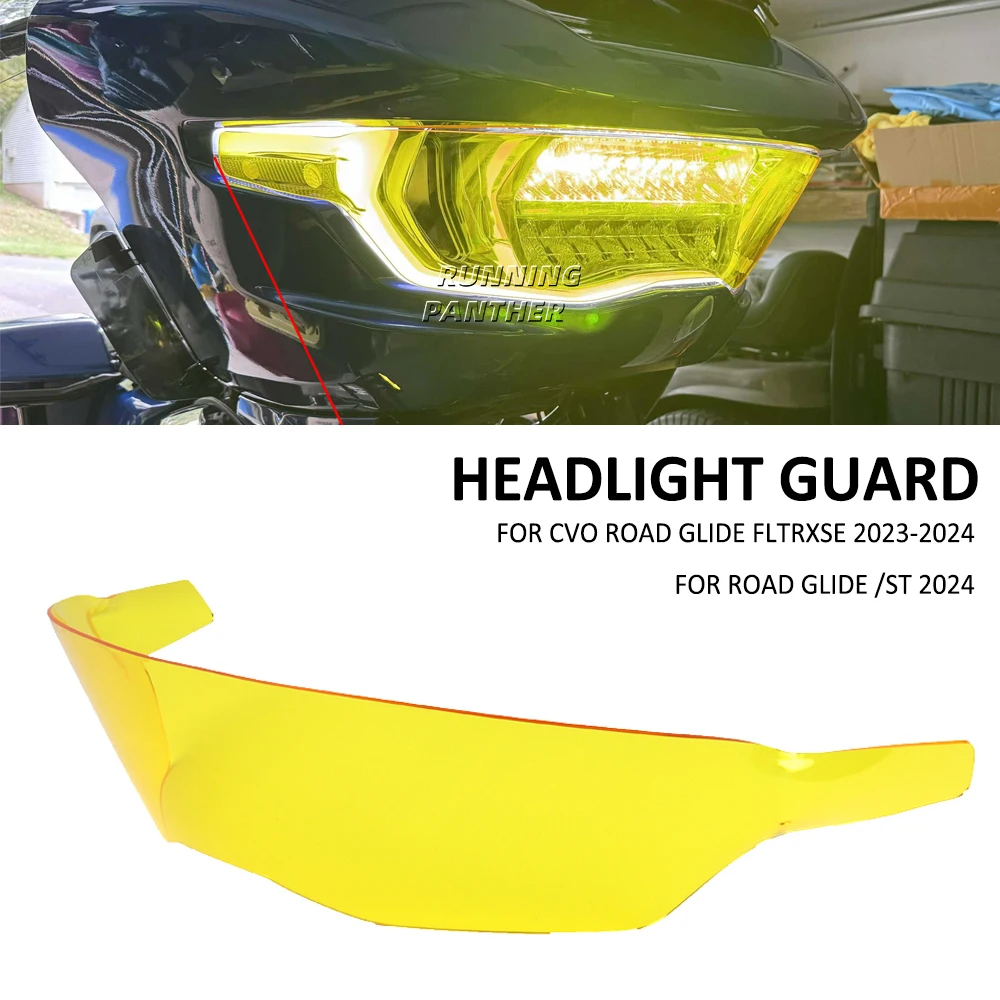 Motorcycle Front Fairing Headlight Head Light Lamp Protection Grille Guard Cover For CVO Road Glide FLTRXSE 2023 2024 / ST 2024
Motorcycle Front Fairing Headlight Head Light Lamp Protection Grille Guard Cover For CVO Road Glide FLTRXSE 2023 2024 / ST 2024