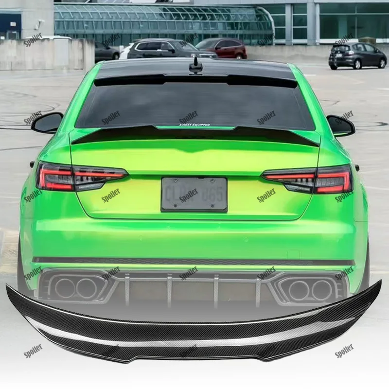 Suitable for Audi A4 S4 B9 2017-2024 body kit modification PSM style black carbon fiber rear spoiler wings
Suitable for Audi A4 S4 B9 2017-2024 body kit modification PSM style black carbon fiber rear spoiler wings