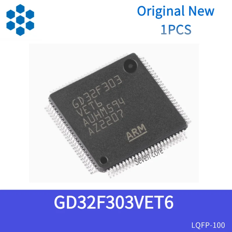 Original New 1pcs GD32F303VET6 LQFP-100 ARM Cortex-M4 32-bit microcontroller - MCU chip
Original New 1pcs GD32F303VET6 LQFP-100 ARM Cortex-M4 32-bit microcontroller - MCU chip