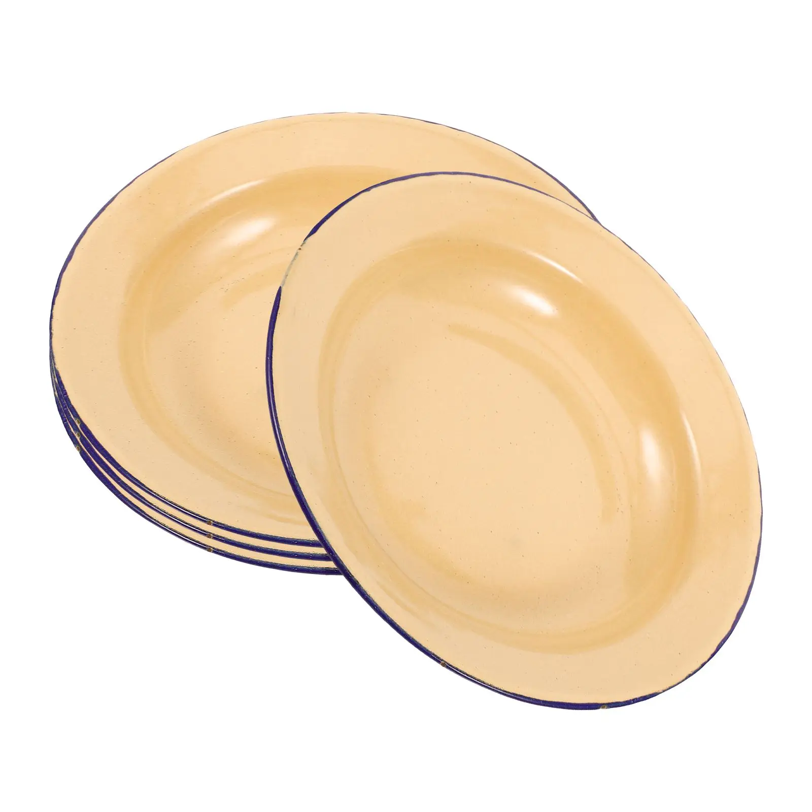 5pcs Enamel 16cm Pure Yellow Enamel Food Dish Smooth Edging Fruit Snack Tray Vintage Style Home Hotel Picnic
5pcs Enamel 16cm Pure Yellow Enamel Food Dish Smooth Edging Fruit Snack Tray Vintage Style Home Hotel Picnic