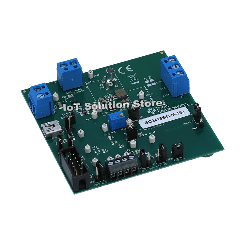 BQ24195EVM-193 BQ2419X I2C Controlled 4.5A Single Cell USB / Adaptor Charger Evaluation Module
BQ24195EVM-193 BQ2419X I2C Controlled 4.5A Single Cell USB / Adaptor Charger Evaluation Module