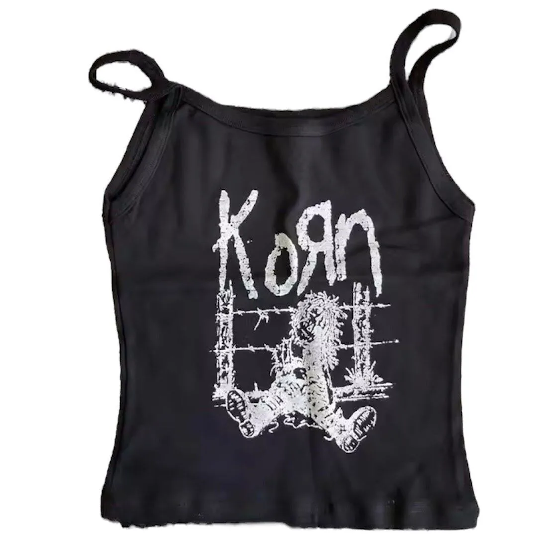 Gothic Y2k Style Print Sleeveless Sexy suspenders punk Women Vest Streetwear Aesthetic 2000s Emo girl Clothing Female Crop Top
Gothic Y2k Style Print Sleeveless Sexy suspenders punk Women Vest Streetwear Aesthetic 2000s Emo girl Clothing Female Crop Top