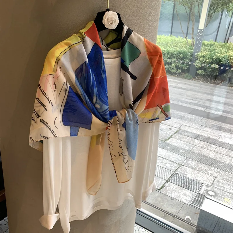Women's Scarf Hijab Headscarf Turban Windproof Square Bandana Shawl Wraps Neckerchief Foulards Femme Fashion Print
Women's Scarf Hijab Headscarf Turban Windproof Square Bandana Shawl Wraps Neckerchief Foulards Femme Fashion Print