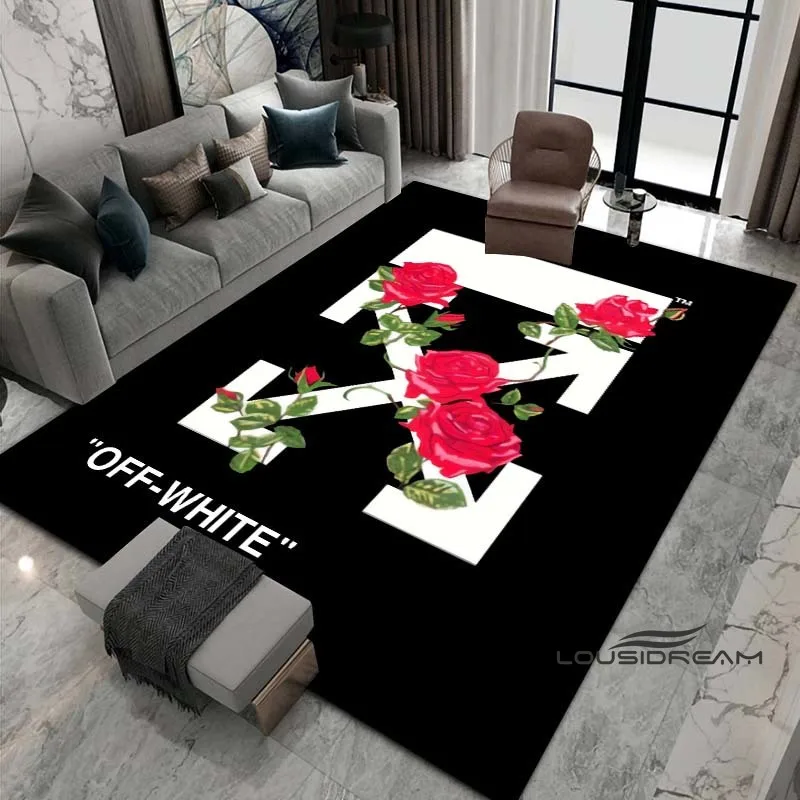 3D PrintedO-O-Off-WhiteLogo Модный брендовый ковер для гостиной большого размера Нескользящий износостойкий ковер, который можно стирать в машине
3D PrintedO-O-Off-WhiteLogo Модный брендовый ковер для гостиной большого размера Нескользящий износостойкий ковер, который можно стирать в машине