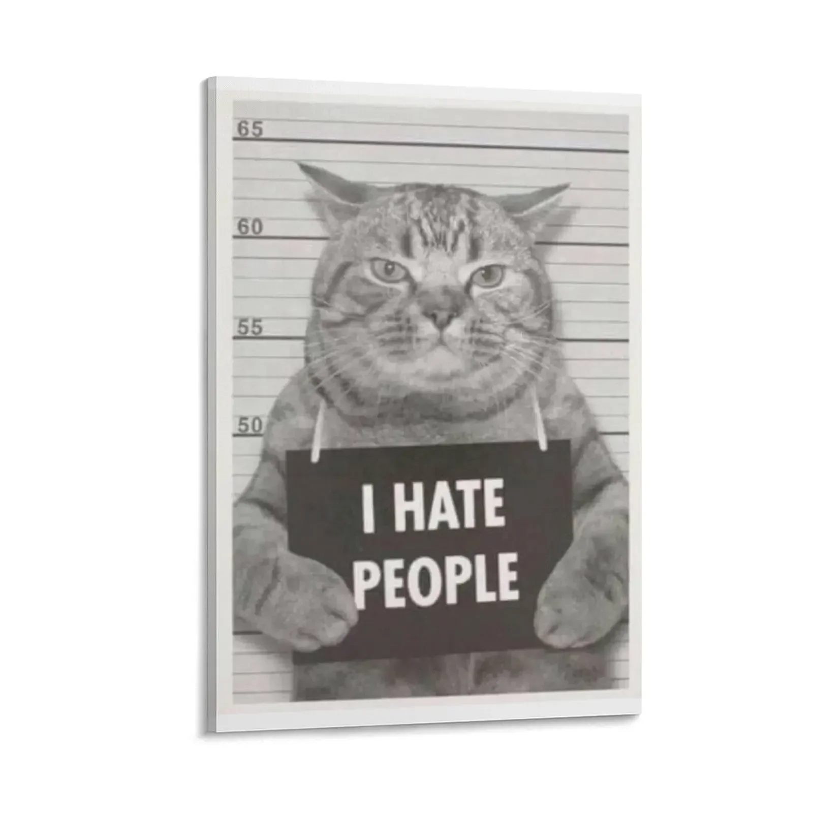 I hate people cat Canvas Painting room decorations for men Decoration pictures room wall Paintings on the wall
I hate people cat Canvas Painting room decorations for men Decoration pictures room wall Paintings on the wall