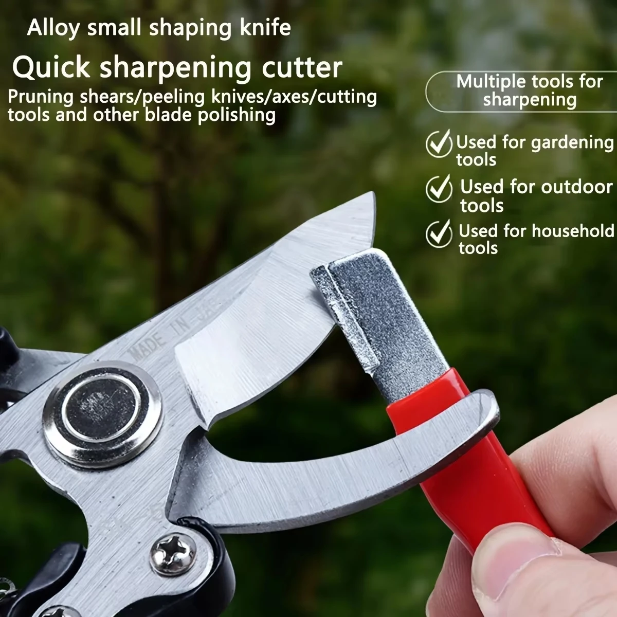 Professional Mental Knife & Scissors Sharpener for All Blades - Kitchen & Garden Shears Sharpening Tool
Professional Mental Knife & Scissors Sharpener for All Blades - Kitchen & Garden Shears Sharpening Tool