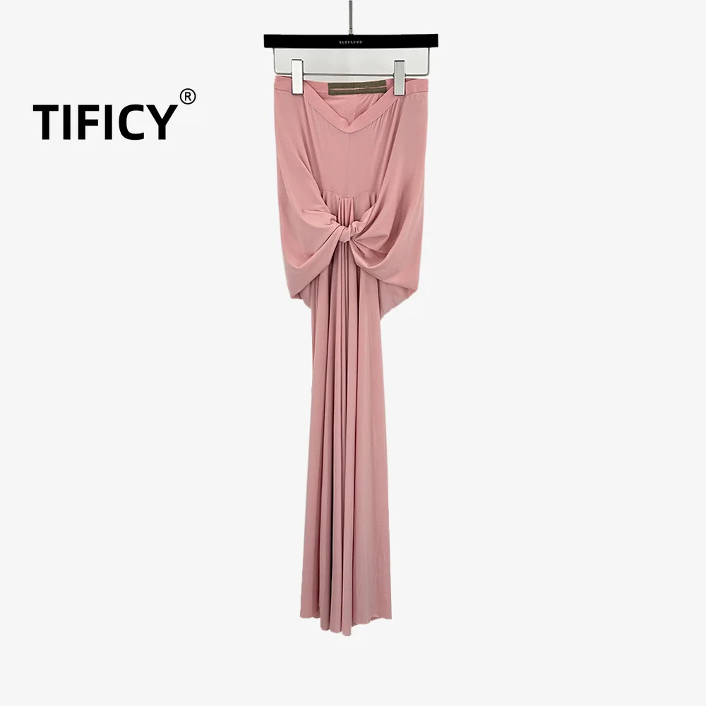 High Street Sexy Women's Autumn Irregular Temperament Twisted Design RO Style Elastic Hip Hugging Long Skirts
High Street Sexy Women's Autumn Irregular Temperament Twisted Design RO Style Elastic Hip Hugging Long Skirts