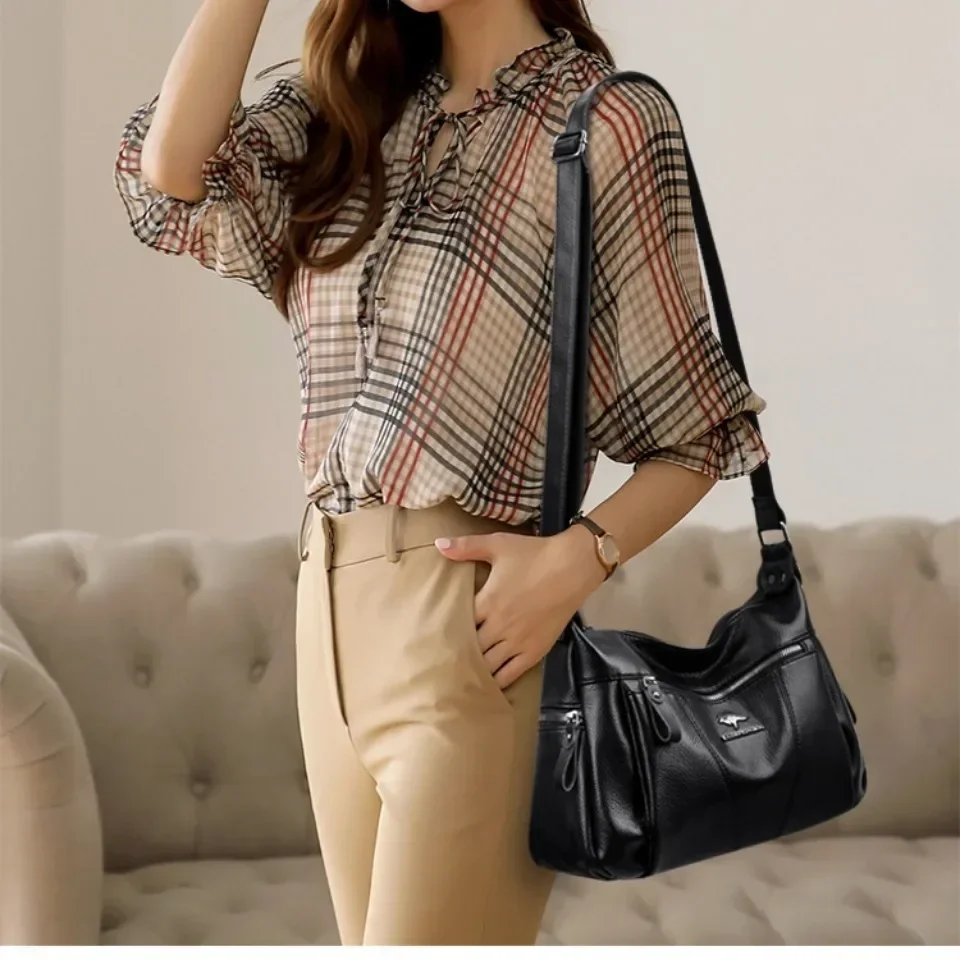 Simple and Pure Color Women's Handbag with Large Capacity Soft Pu Leather Shoulder Bag for Work Casual Outings
Simple and Pure Color Women's Handbag with Large Capacity Soft Pu Leather Shoulder Bag for Work Casual Outings