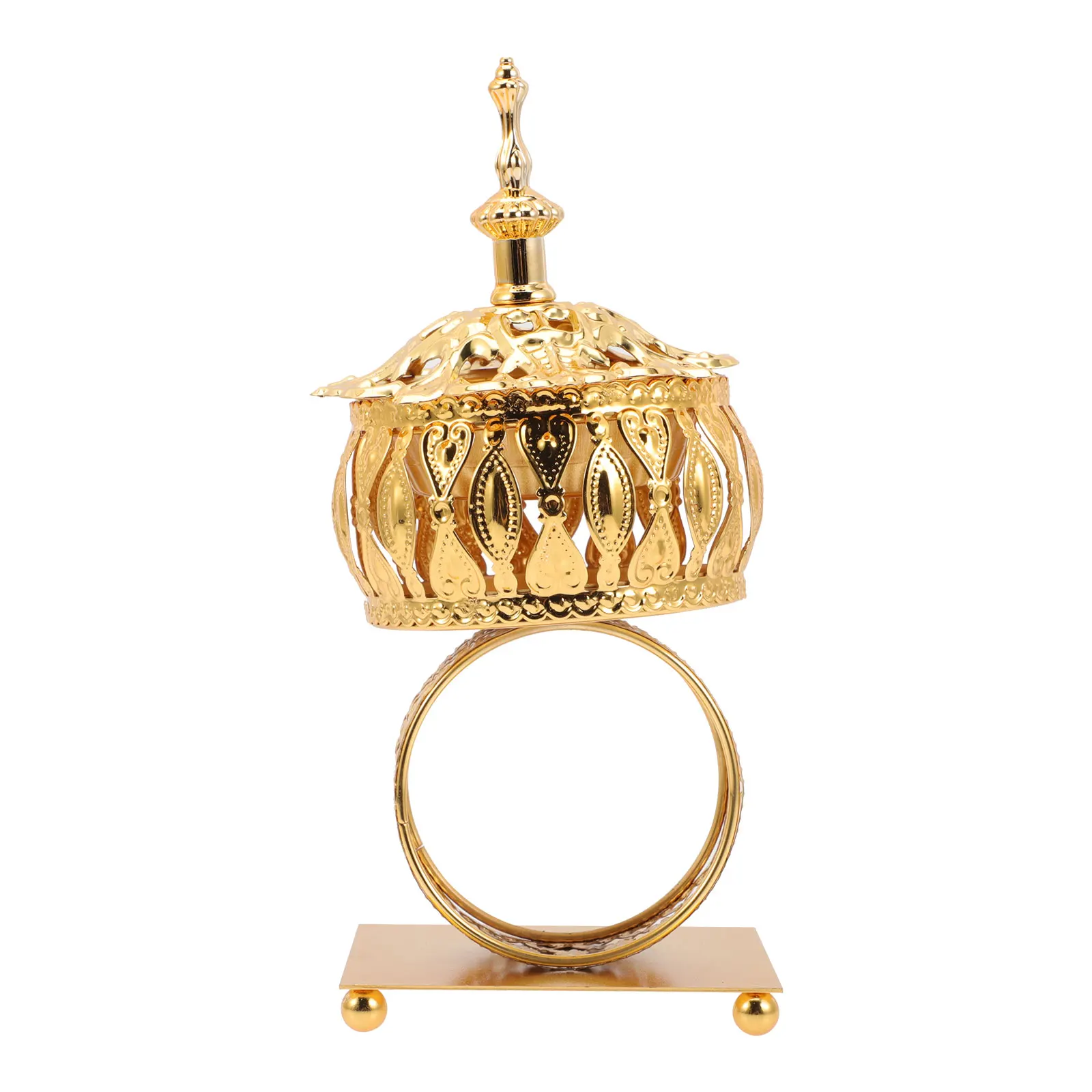 Incense Burner Alloy Censer Desk Decor Bedroom Office Holder Middle East Style Aroma Stove Decorative Incense Burner
Incense Burner Alloy Censer Desk Decor Bedroom Office Holder Middle East Style Aroma Stove Decorative Incense Burner