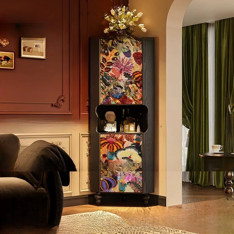 French medieval art, floral corner cabinet
French medieval art, floral corner cabinet
