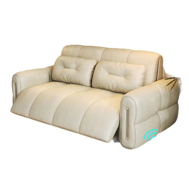 Electric remote control sofa bed Multifunctional folding bedroom Living room Integrated telescopic dual-purpose combed bed
Electric remote control sofa bed Multifunctional folding bedroom Living room Integrated telescopic dual-purpose combed bed