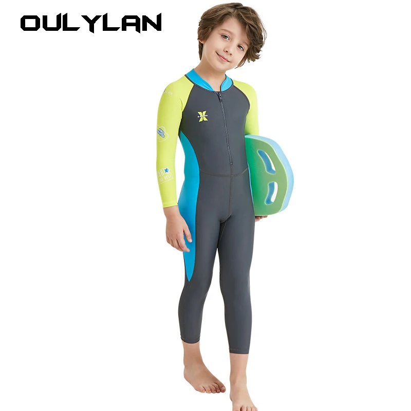Oulylan High Quality Kids Diving Suit Wetsuit for boys girls Keep Warm Long Sleeves UV protection Swimwear children One-piece
Oulylan High Quality Kids Diving Suit Wetsuit for boys girls Keep Warm Long Sleeves UV protection Swimwear children One-piece