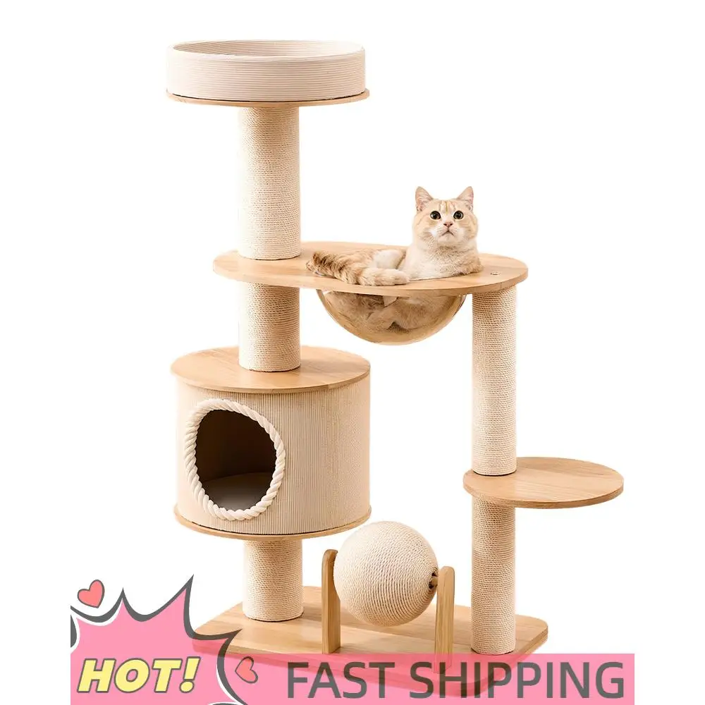 Cat Activity Center Wear Resist Unique Nest Jumping Platform Breathable Pet Supplies Climbing Frame
Cat Activity Center Wear Resist Unique Nest Jumping Platform Breathable Pet Supplies Climbing Frame