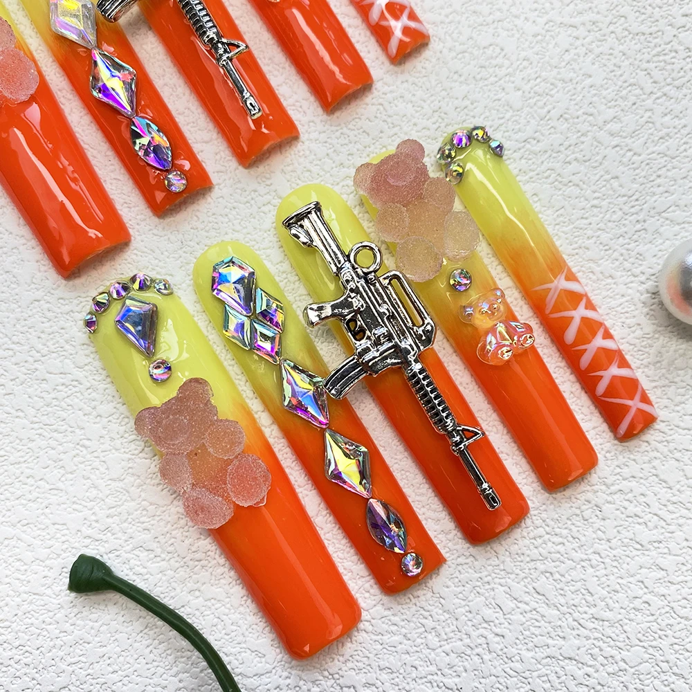 Роскошные акриловые накладные ногти ручной работы, высококачественные, салонного качества, 10 шт., из АБС-пластика, изысканные, с клеем и инструментами
Роскошные акриловые накладные ногти ручной работы, высококачественные, салонного качества, 10 шт., из АБС-пластика, изысканные, с клеем и инструментами