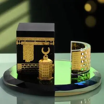 Crystal Miniature Islamic Architecture Handicraft Showpiece Table Home Vehicle Decor Saudi Arabia Style Gift
Crystal Miniature Islamic Architecture Handicraft Showpiece Table Home Vehicle Decor Saudi Arabia Style Gift