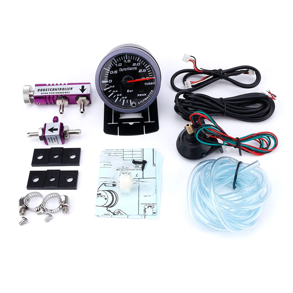 60mm Turbo Boost Gauge 3Bar with Adjustable Boost Controller Kit 1-30PSI In-Cabin Car Meter Dynoracing
60mm Turbo Boost Gauge 3Bar with Adjustable Boost Controller Kit 1-30PSI In-Cabin Car Meter Dynoracing