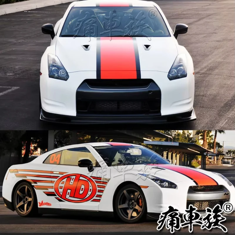Автомобильная наклейка для Nissan GTR Racing, модная спортивная наклейка, аксессуары для пленки
Автомобильная наклейка для Nissan GTR Racing, модная спортивная наклейка, аксессуары для пленки