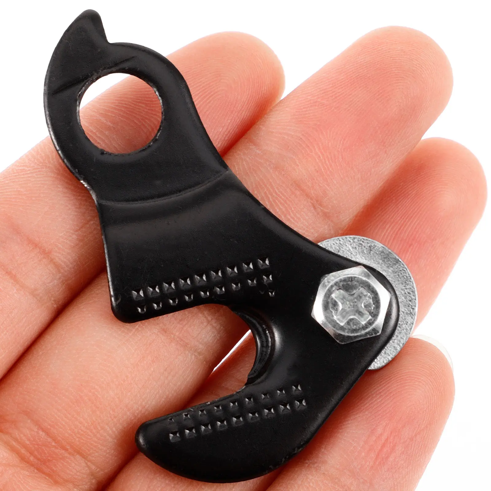 Bike Rear Derailleur Hanger Iron Frame Tail Hook Solid Firm Lightweight Design Essential Cycling Gear for Mountain Road Bikes
Bike Rear Derailleur Hanger Iron Frame Tail Hook Solid Firm Lightweight Design Essential Cycling Gear for Mountain Road Bikes
