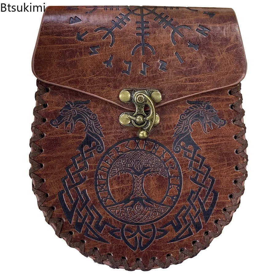 Medieval Viking Money Pouch Bag Cosplay Hangable Belt Waist Bag Unisex Leather Drawstring Bag Coin Purse Party Accessories Prop
Medieval Viking Money Pouch Bag Cosplay Hangable Belt Waist Bag Unisex Leather Drawstring Bag Coin Purse Party Accessories Prop