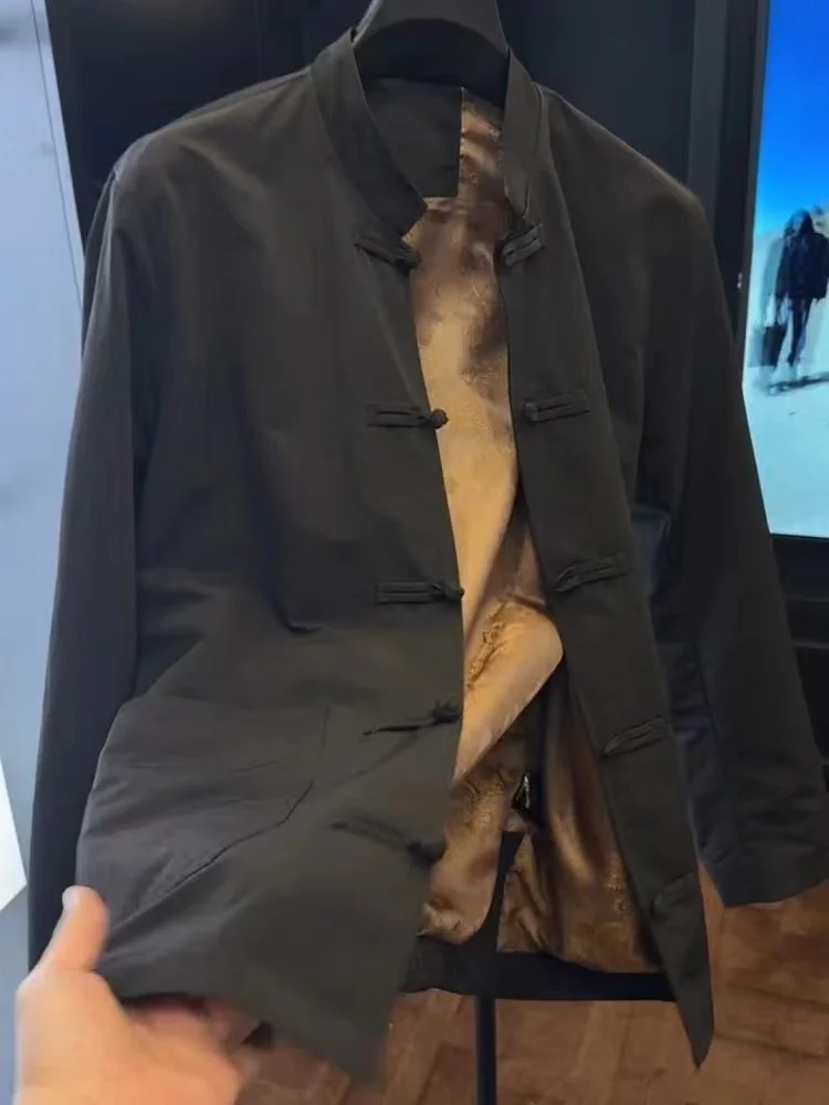 High Quality Men's Casual Style National Trend Jacket Spring 2026 Long Sleeve Slim Fit Polyester Fiber Wind Button Coat
High Quality Men's Casual Style National Trend Jacket Spring 2026 Long Sleeve Slim Fit Polyester Fiber Wind Button Coat
