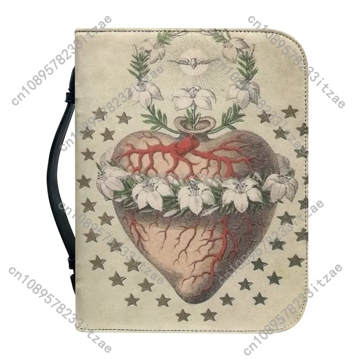 God's Love Print Bible Storage Bags for Women PU Leather Handbag Portable Bible Cover Case Zippered Handle Church Bible Holy Bag
God's Love Print Bible Storage Bags for Women PU Leather Handbag Portable Bible Cover Case Zippered Handle Church Bible Holy Bag