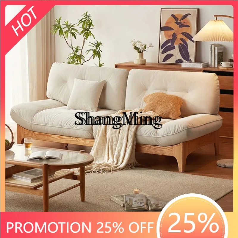 CL wind oak solid wood sofa living room cloud sofa small apartment three people
CL wind oak solid wood sofa living room cloud sofa small apartment three people